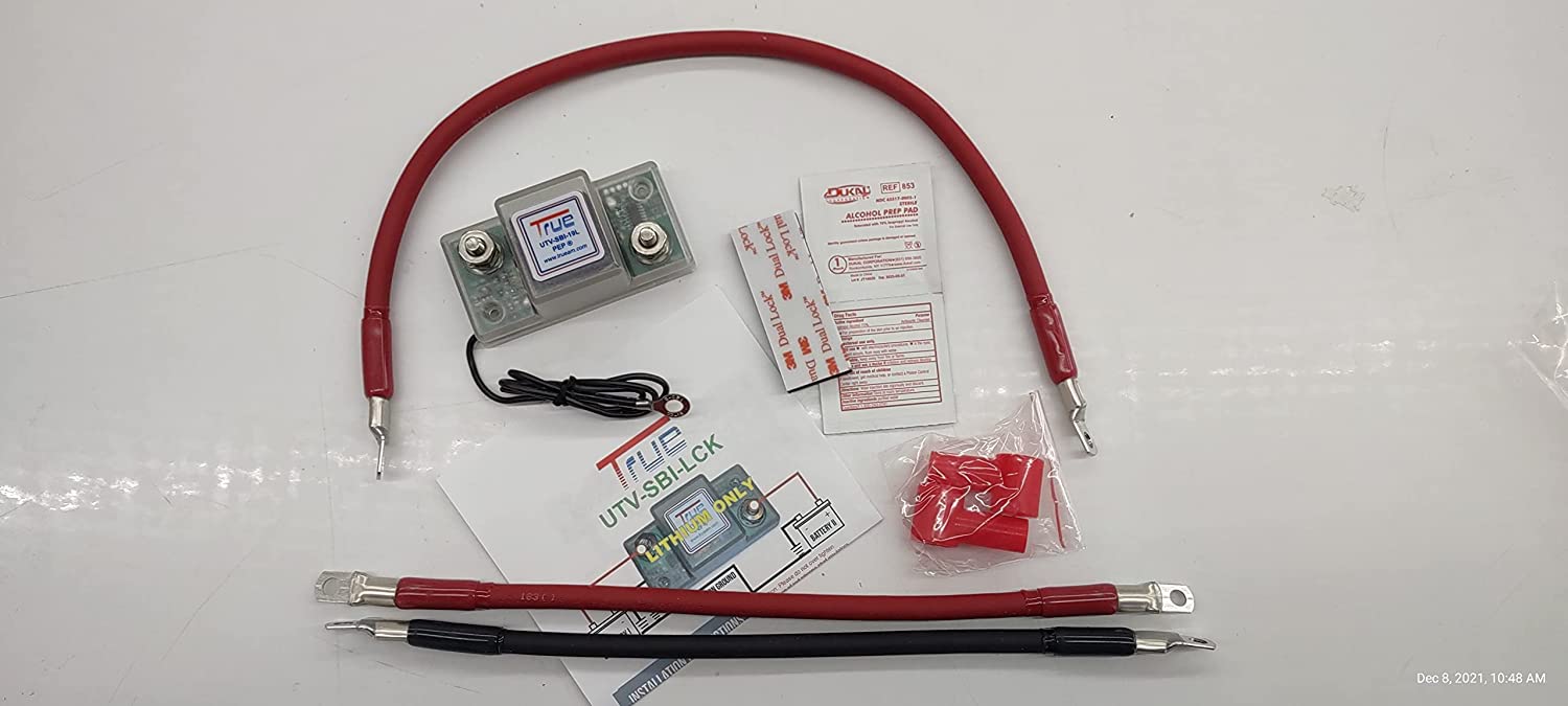 True® Lithium Dual Battery Isolator with Connecting Kit UTV-SBI-LCK - Image 2